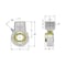 Ami Bearings SINGLE ROW BALL BEARING - 2 ZINC WIDE SET SCREW NICKEL HANGER BEARING UCECH210-32NPMZ2 - alternate 2